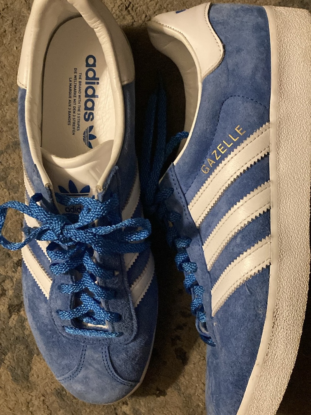 adidas Gazelle Blue Bird FZ5593 men’s size 9
